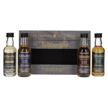 Tullibardine Tasting Collection Set 43% Vol. 4x0,05l in Giftbox