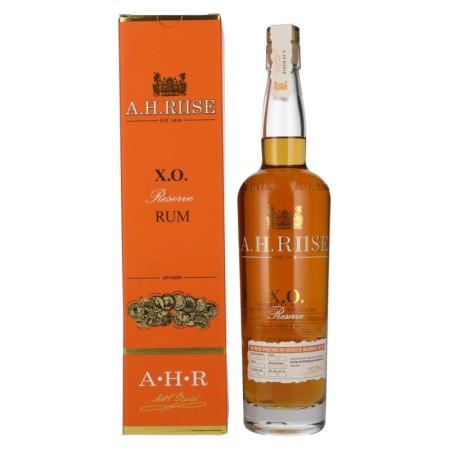 A.H. Riise X.O. Reserve Super Premium Single Barrel Rum 40% Vol. 0,7l in Giftbox