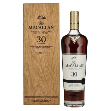 The Macallan 30 Years Old SHERRY OAK Annual Release 2024 43% Vol. 0,7l in Woodbox