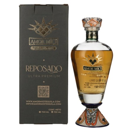 Amor Mío Tequila Reposado 100% Agave Azul 40% Vol. 0,7l in Giftbox