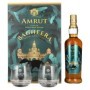 Amrut BAGHEERA Indian Single Malt Whisky Sherry Cask Finish 46% Vol. 0,7l in Giftbox and 2 glasses