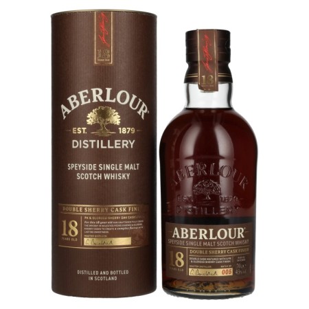 Aberlour 18 Years Old Double Sherry Cask Finish Batch No. 005 43% Vol. 0,7l in Giftbox