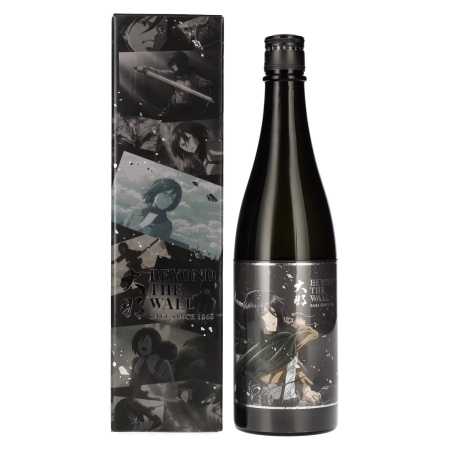 Attack on Titan x Beyond the Wall MIKASA Model Japanese Sake 15% Vol. 0,72l in Geschenkbox | Sake och risvin | 🌾 Whisky Ambassador | Online Shop