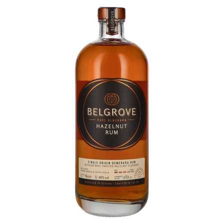 Belgrove Hazelnut Rum 40% Vol. 0,7l | Muut alkoholijuomat | 🌾 Whisky Ambassador | Online Shop