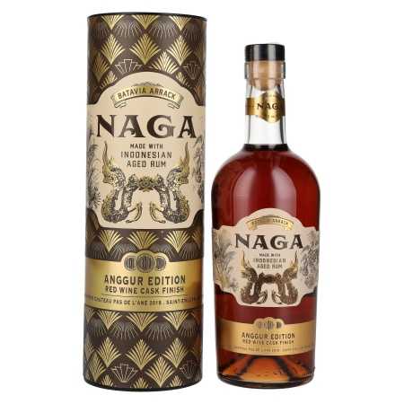 Naga Batavia Arrack Red Wine Cask Finish ANGGUR EDITION 40% Vol. 0,7l in Geschenkbox | Besondere Spirituosen | 🌾 Whisky Ambassador | Online Shop