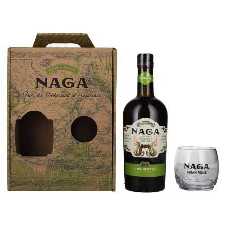 Naga JAVA RESERVE Double Cask Aged 40% Vol. 0,7l in Geschenkbox mit Glas | Besondere Spirituosen | 🌾 Whisky Ambassador | Online Shop