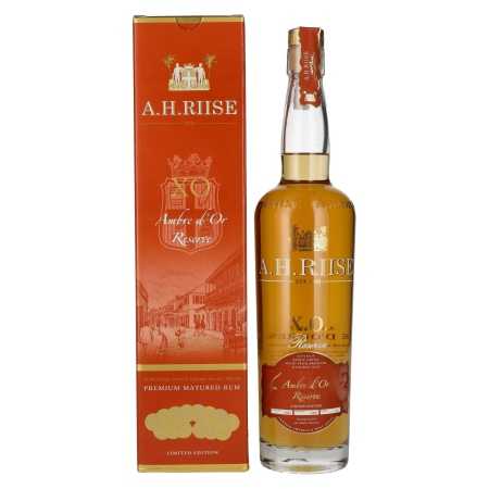 A.H. Riise X.O. Reserve Ambre d'Or Reserve 42% Vol. 0,7l in Geschenkbox | Andra alkoholhaltiga drycker | 🌾 Whisky Ambassador | Online Shop