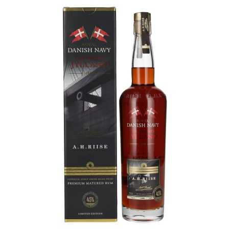 🌾A.H. Riise Royal DANISH NAVY The Frigate JYLLAND Superior Spirit Drink 45% Vol. 0,7l in Geschenkbox | Whisky Ambassador