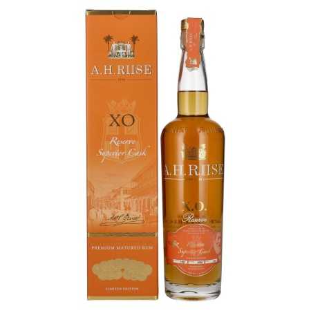 A.H. Riise X.O. Reserve Superior Cask Spirit Drink 40% Vol. 0,7l in Geschenkbox