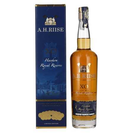 A.H. Riise X.O. HAAKON ROYAL RESERVE Superior Spirit Drink 42% Vol. 0,7l in Geschenkbox | Muud alkohoolsed joogid | 🌾 Whisky Ambassador | Online Shop