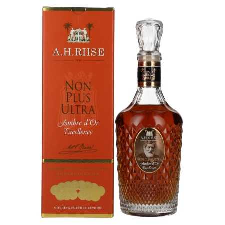 🌾A.H. Riise NON PLUS ULTRA Ambre d'Or 42% Vol. 0,7l in Geschenkbox | Whisky Ambassador
