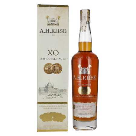 🌾A.H. Riise 1888 COPENHAGEN XO Superior Spirit Drink 40% Vol. 0,7l in Geschenkbox | Whisky Ambassador