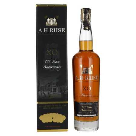 A.H. Riise X.O. Reserve 175 YEARS ANNIVERSARY Superior Spirit Drink 42% Vol. 0,7l in Geschenkbox | Besondere Spirituosen | 🌾 Whisky Ambassador | Online Shop