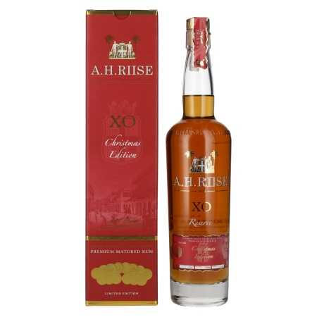 🌾A.H. Riise X.O. Reserve Christmas Superior Spirit Drink 2020 40% Vol. 0,7l in Geschenkbox | Whisky Ambassador
