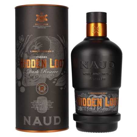 Naud HIDDEN LOOT Dark Reserve Spiced Rum 41% Vol. 0,7l in Geschenkbox | Kiti alkoholiniai gėrimai | 🌾 Whisky Ambassador | Online Shop