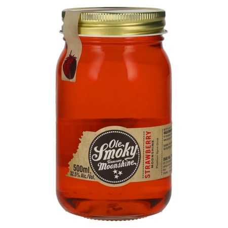 Ole Smoky Moonshine STRAWBERRY 32,5% Vol. 0,5l | Besondere Spirituosen | 🌾 Whisky Ambassador | Online Shop