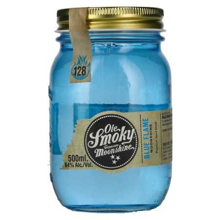 Ole Smoky Tennessee Moonshine BLUE FLAME Premium Spirit Drink 64% Vol. 0,5l | Andere geesten | 🌾 Whisky Ambassador | Online Shop