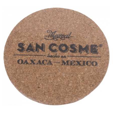 San Cosme Mezcal Korkuntersetzer 4 Stück | Likeur kopen | 🌾 Whisky Ambassador | Online Shop