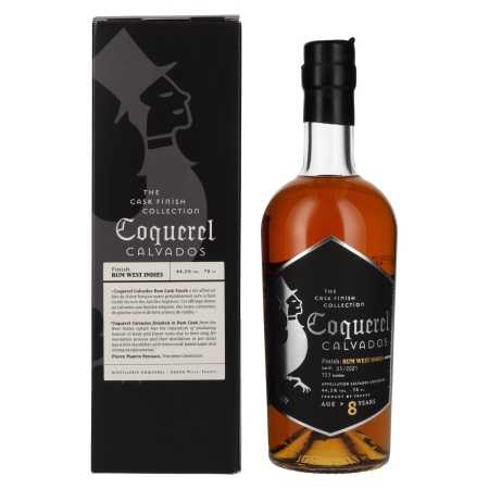 🌾Coquerel Calvados 8 Years Old The Cask Finish Collection 44,2% Vol. 0,7l in Geschenkbox | Whisky Ambassador