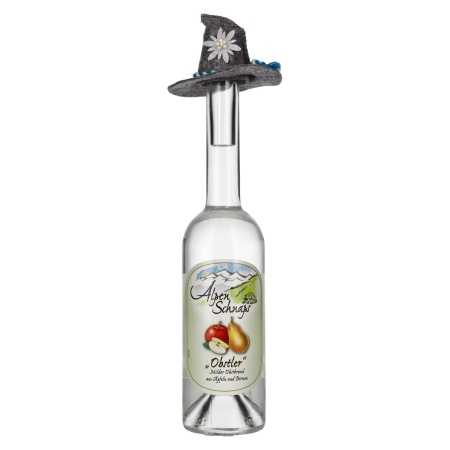 Nannerl Alpenschnaps OBSTLER 38% Vol. 0,5l mit Filzhut | Schnapps | 🌾 Whisky Ambassador | Online Shop