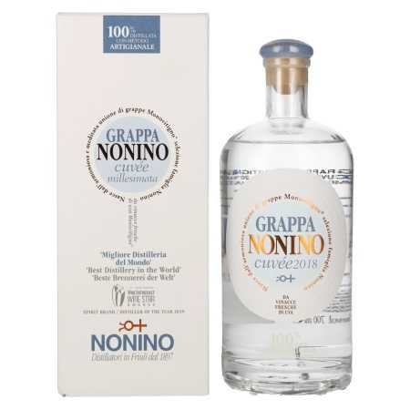 Nonino Grappa Millesimata Cuvée 40% Vol. 0,7l in Geschenkbox | Grappa | 🌾 Whisky Ambassador | Online Shop