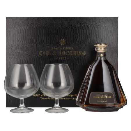 🌾Carlo Bocchino Grappa Riserva 43% Vol. 0,7l in Geschenkbox mit 2 Gläsern | Whisky Ambassador