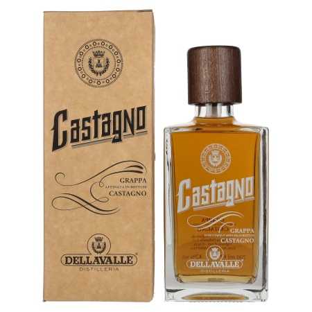 🌾Dellavalle Grappa Affinata in botti di CASTAGNO 42% Vol. 0,7l in Geschenkbox | Whisky Ambassador