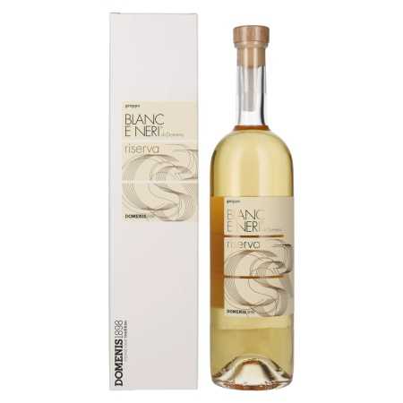 🌾Domenis 1898 BLANC E NERI di Domenis Riserva Grappa 40% Vol. 0,7l in Geschenkbox | Whisky Ambassador
