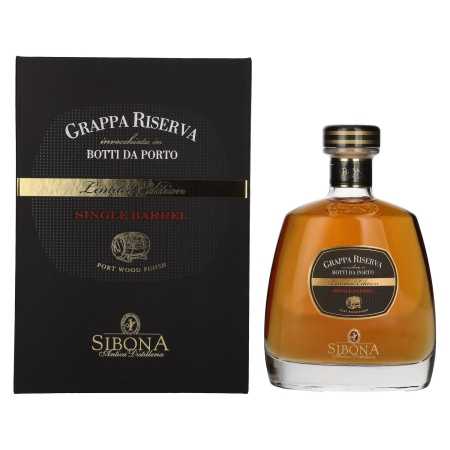 🌾Sibona GRAPPA RISERVA Botti da Porto SINGLE BARREL Limited Edition 44% Vol. 0,7l in Geschenkbox | Whisky Ambassador