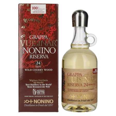 🌾Nonino Grappa Vuisinâr Riserva 24 Mesi 41% Vol. 0,7l in Geschenkbox | Whisky Ambassador