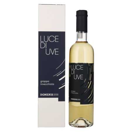 Domenis 1898 LUCE di UVE grappa invecchiata 38% Vol. 0,5l in Geschenkbox | Граппа | 🌾 Whisky Ambassador | Online Shop