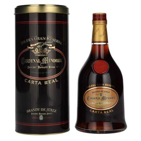 🌾Cardenal Mendoza Carta Real Brandy de Jerez 40% Vol. 0,7l in Tinbox | Whisky Ambassador
