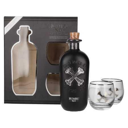 🌾Bumbu XO Handcrafted Rum 40% Vol. 0,7l in Geschenkbox mit 2 Gläsern | Whisky Ambassador