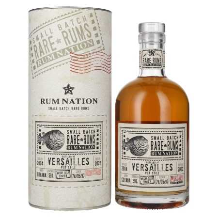 Rum Nation Rare Rums VERSAILLES 2004/2022 59% Vol. 0,7l in Geschenkbox | Gemengde rum | 🌾 Whisky Ambassador | Online Shop