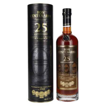 Ron Centenario GRAN RESERVA 25 Aniversario Rum 40% Vol. 0,7l in Geschenkbox | Купажированный ром | 🌾 Whisky Ambassador | Online Shop