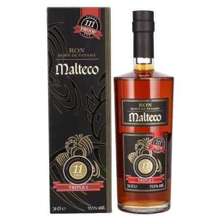 Ron Malteco 11 Años TRIPLE 1 55,5% Vol. 0,7l in Geschenkbox | Rhum blended | 🌾 Whisky Ambassador | Online Shop