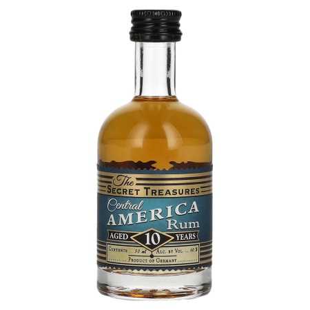 The Secret Treasures 10 Years Old Central America Rum 40% Vol. 0,05l | Rum miscelato | 🌾 Whisky Ambassador | Online Shop