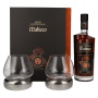 🌾Ron Malteco 25 Años Reserva Rara 40% Vol. 0,7l - 2 Glasses | Whisky Ambassador