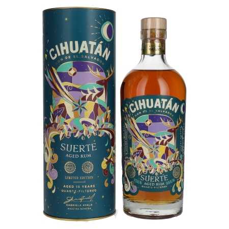 Cihuatán SUERTE Rum El Salvador Limited Edition 2023 44,2% Vol. 0,7l in Geschenkbox | Maišytas romas | 🌾 Whisky Ambassador | Online Shop