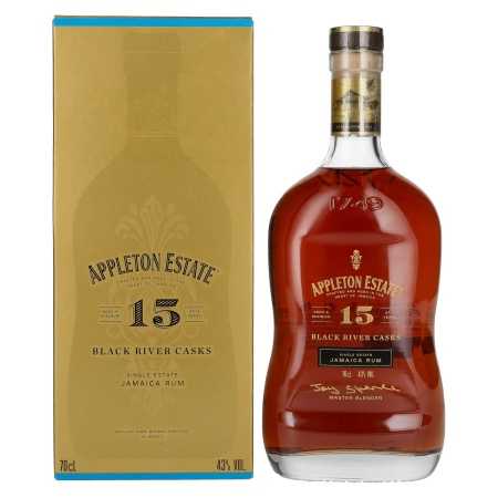🌾Appleton Estate 15 Years Old BLACK RIVER CASKS Jamaica Rum 43% Vol. 0,7l in Geschenkbox | Whisky Ambassador