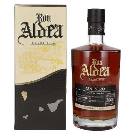 Ron Aldea MAESTRO Ron de Edición Limitada 40% Vol. 0,7l in Geschenkbox | Blandet rom | 🌾 Whisky Ambassador | Online Shop