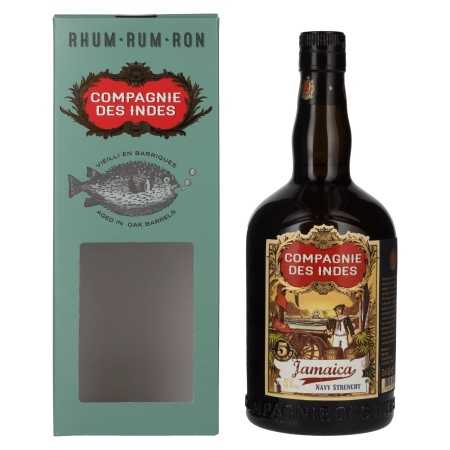 Compagnie des Indes Jamaica Rum Navy Strength 5 Years Old 57% Vol. 0,7l in Geschenkbox | Segatud rumm | 🌾 Whisky Ambassador | Online Shop