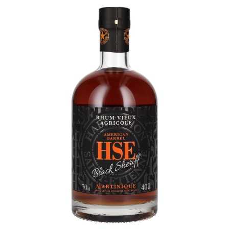 HSE Rhum Vieux Agricole BLACK SHERIFF American Barrel 40% Vol. 0,7l | Blandet rom | 🌾 Whisky Ambassador | Online Shop