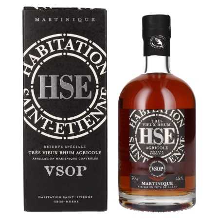 HSE Très Vieux Rhum Agricole VSOP 45% Vol. 0,7l in Geschenkbox | Mešani rum | 🌾 Whisky Ambassador | Online Shop