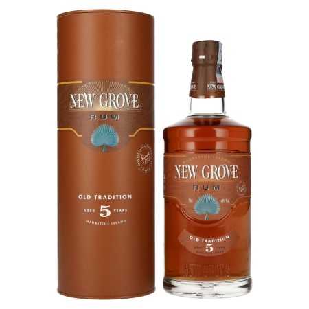 New Grove OLD TRADITION 5 Years Old Mauritius Island Rum 40% Vol. 0,7l in Geschenkbox | Keverék rum | 🌾 Whisky Ambassador | Online Shop