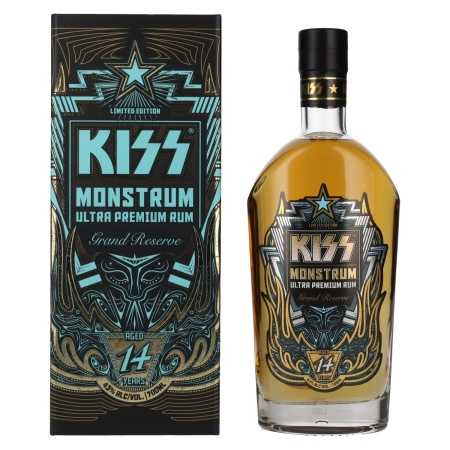 Kiss Monstrum 14 Years Old Ultra Premium Rum 43% Vol. 0,7l in Geschenkbox | Ron mezclado | 🌾 Whisky Ambassador | Online Shop