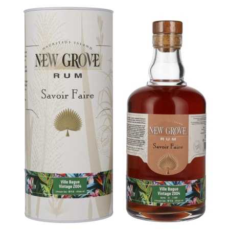 New Grove SAVOIR FAIRE Ville Bague Vintage 16 Years Old 2004 45% Vol. 0,7l in Geschenkbox | Keverék rum | 🌾 Whisky Ambassador | Online Shop