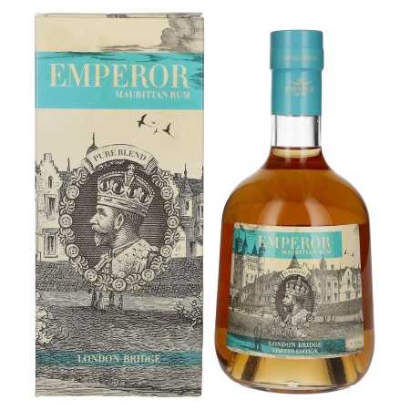 Emperor Mauritian Rum LONDON BRIDGE Limited Edition 40% Vol. 0,7l in Geschenkbox | Αναμεμειγμένο ρούμι | 🌾 Whisky Ambassador | Online Shop