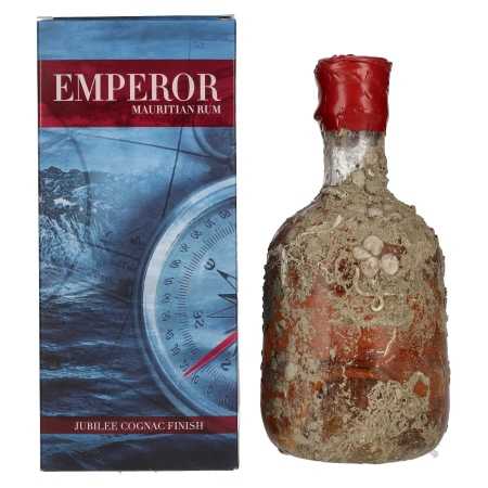 Emperor Mauritian Rum DEEP BLUE Jubilee Cognac Finish 40% Vol. 0,7l in Geschenkbox | Ron mezclado | 🌾 Whisky Ambassador | Online Shop