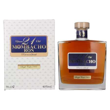 Mombacho Ron 21 Years Old Port Wood Finish 40% Vol. 0,7l in Geschenkbox | Rhum blended | 🌾 Whisky Ambassador | Online Shop